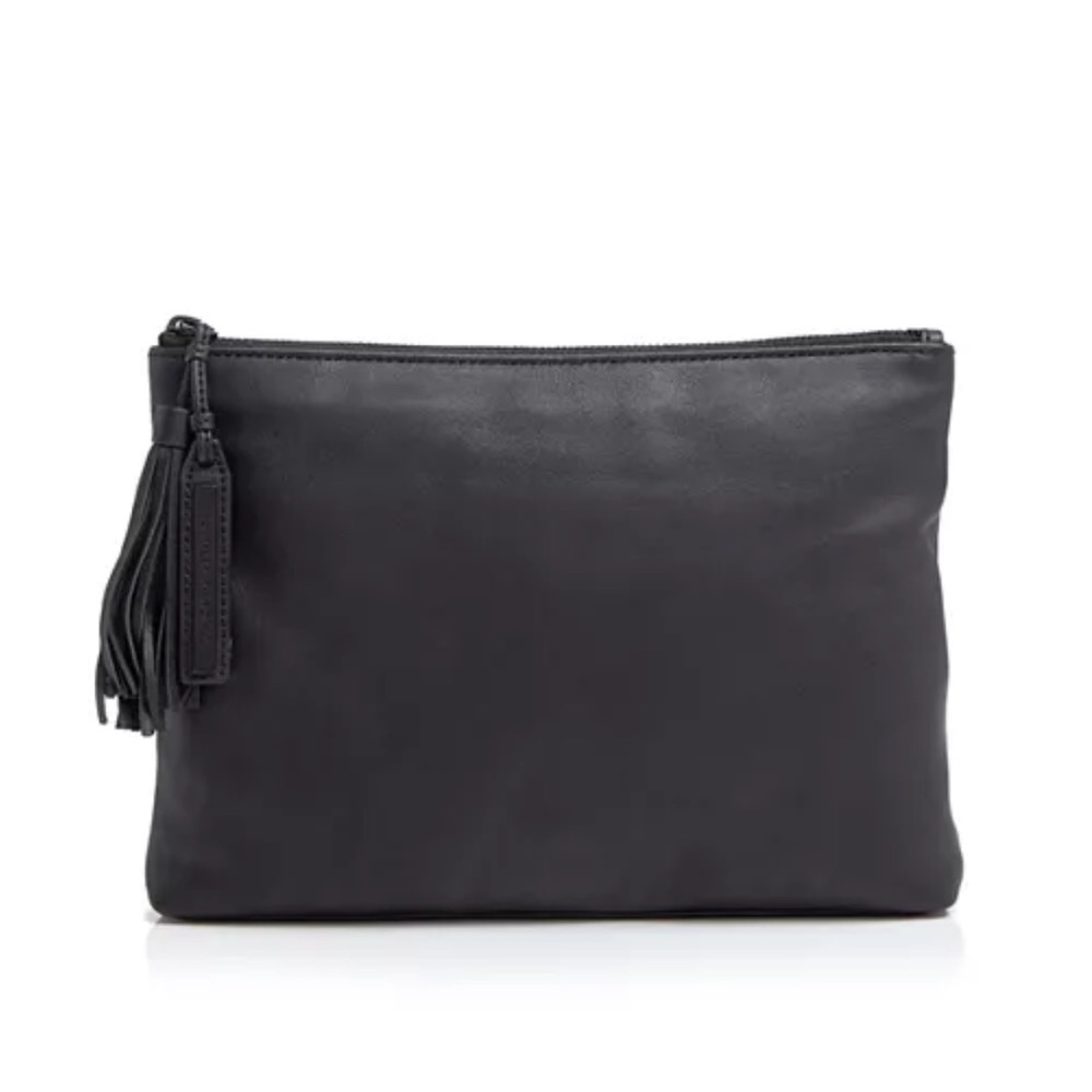 LOEFFLER RANDALL Black Leather Clutch